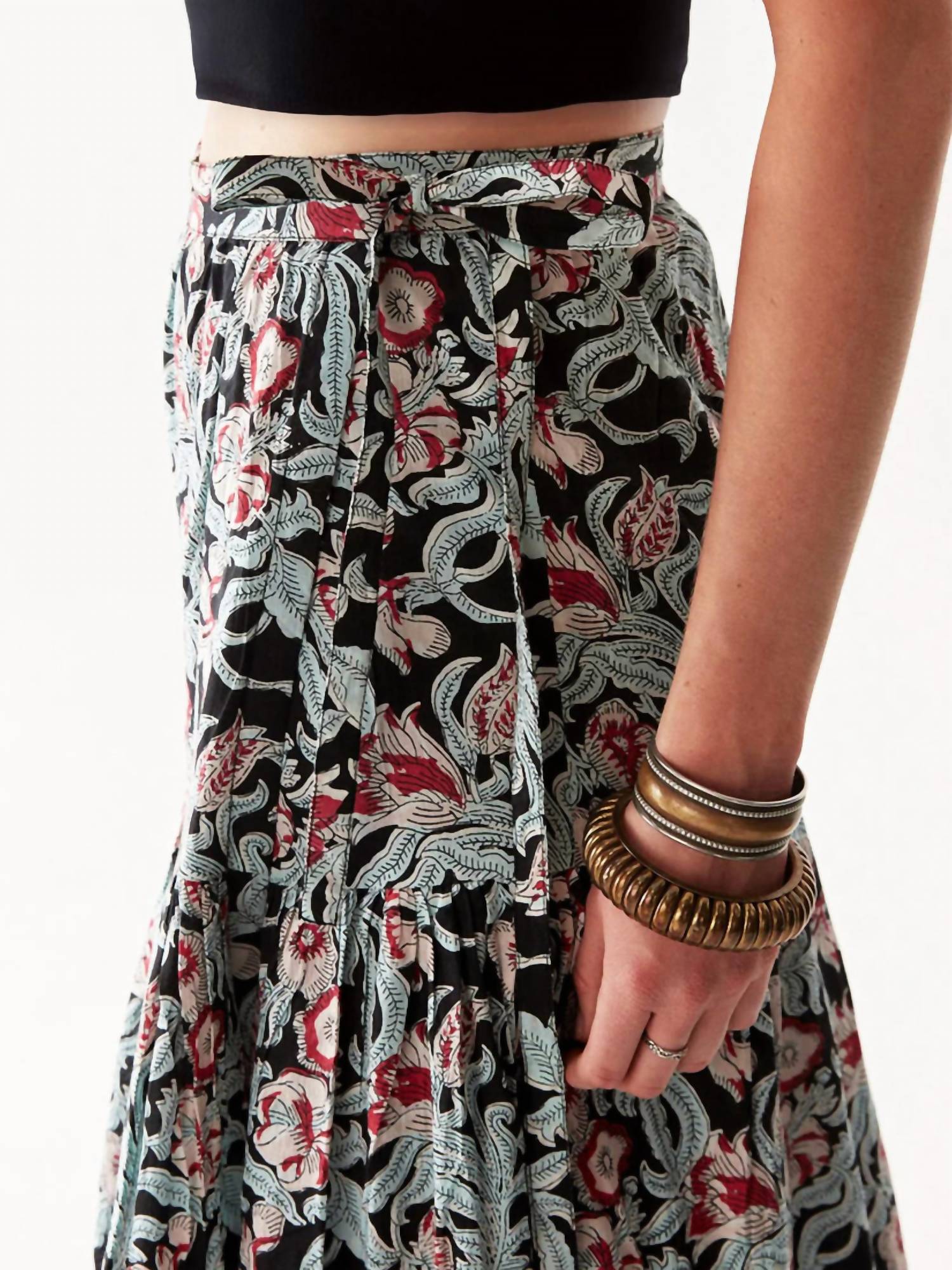 Maison Hotel - Nerea Floral Wrap skirt