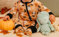 Emerson And Friends - Boo-tastic Glow-in-the-dark Halloween Bamboo Convertible Sleeper