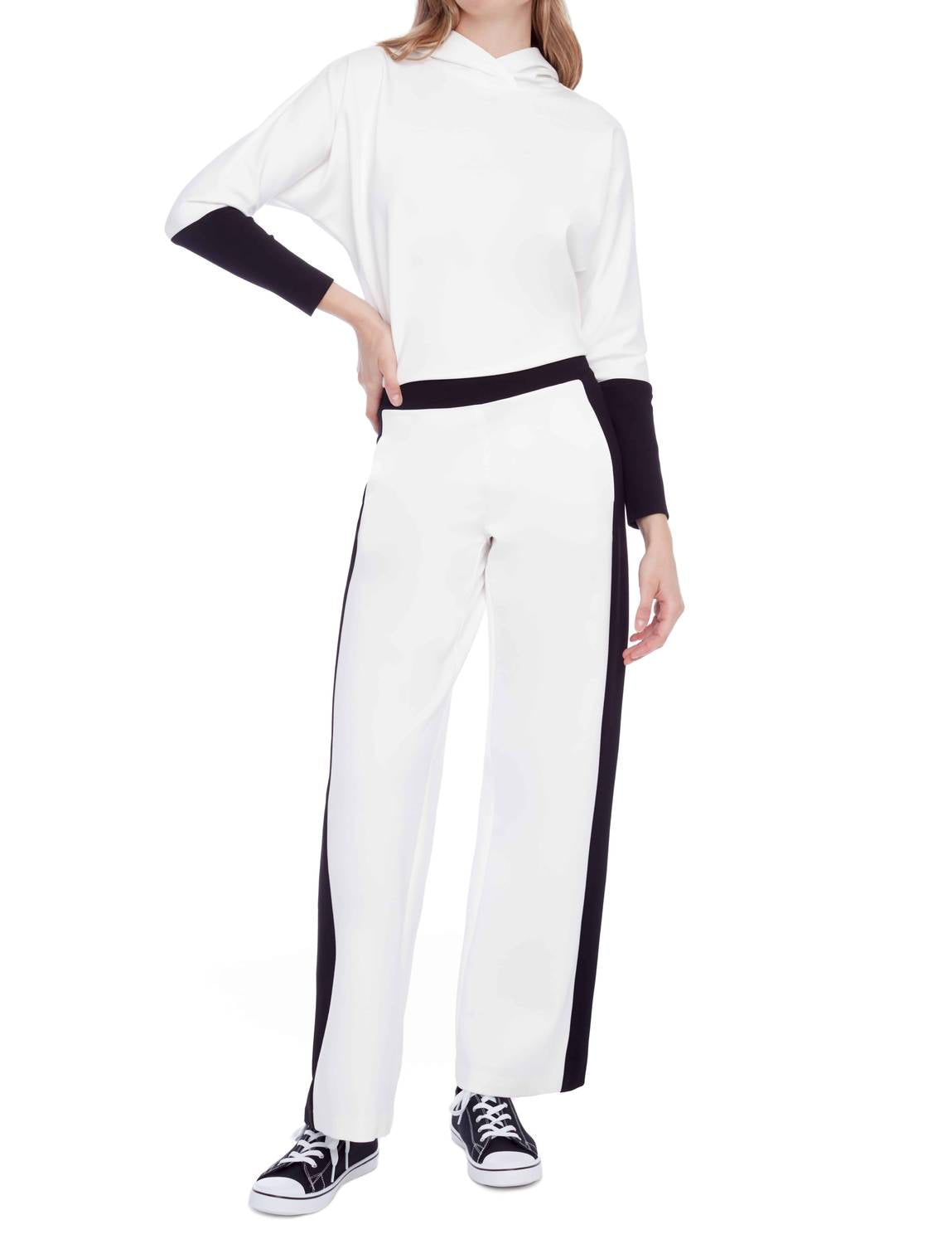 I Love Tyler Madison - Amanda Side Stripe Wide Leg Pants