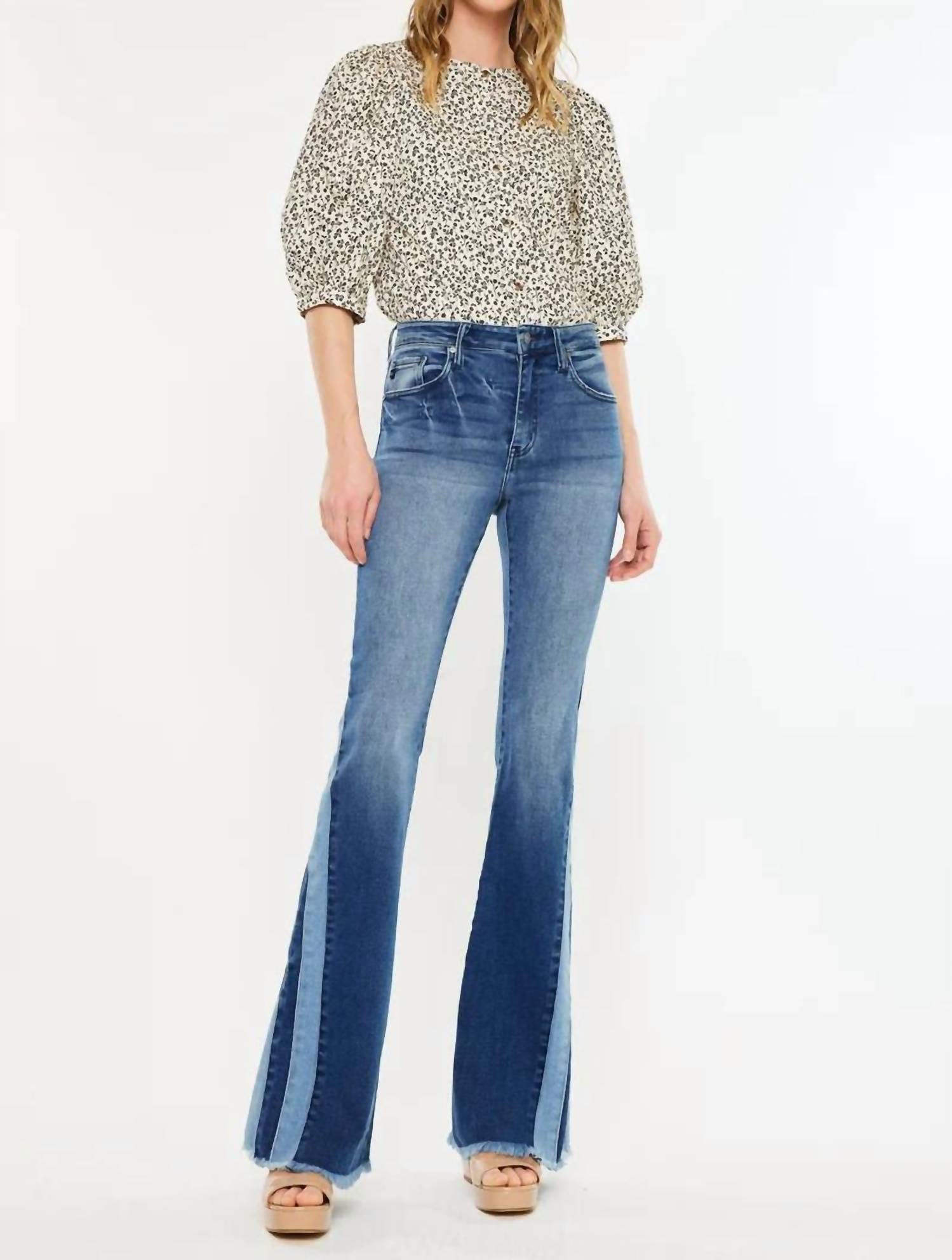 Kancan - Treasure High Rise Flare Jeans