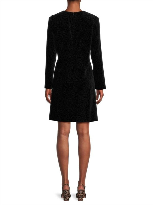 Theory - Wynter Studded Velvet Sheath Dress