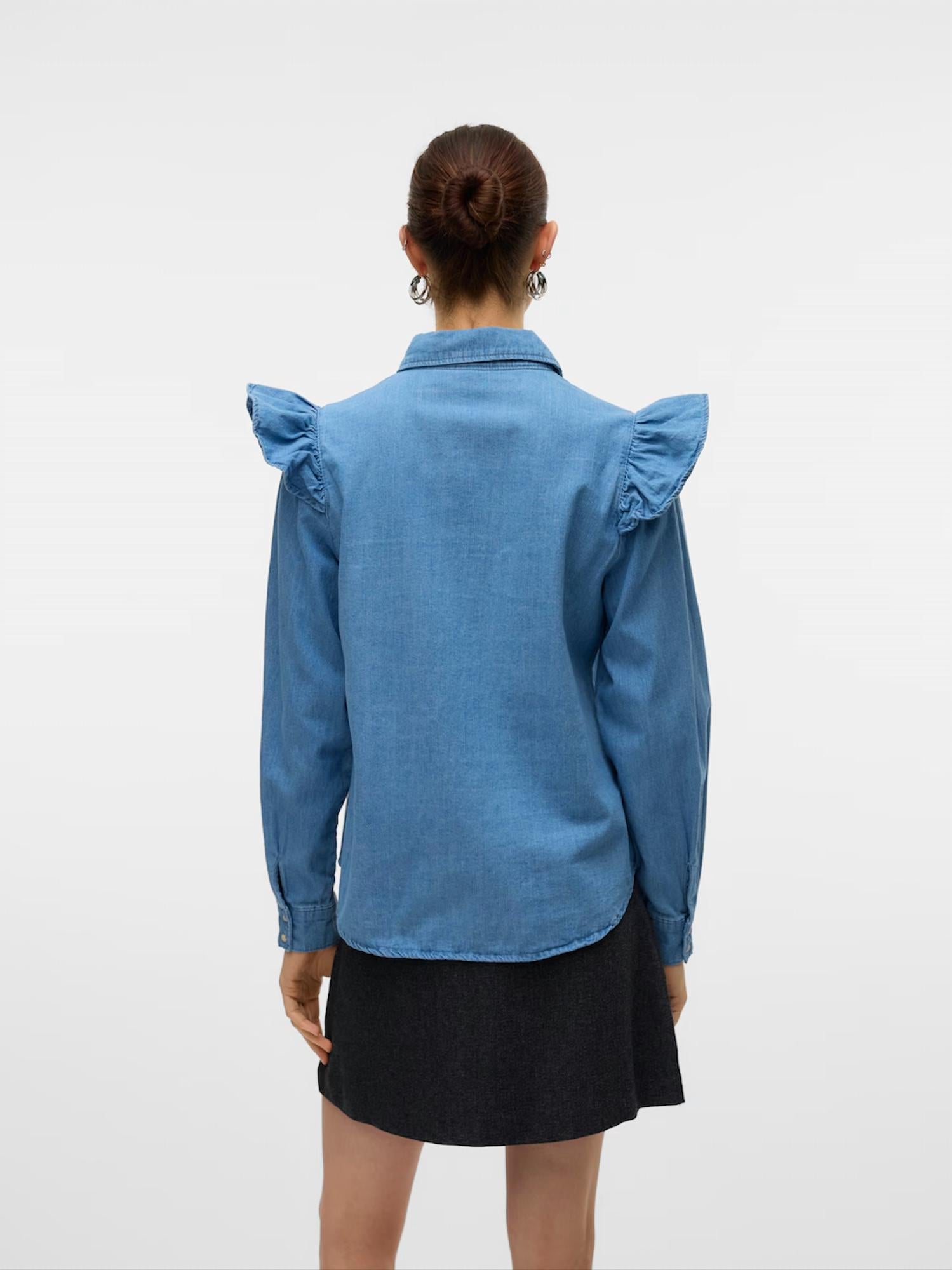 Vero Moda - Muli Denim Long Sleeve Top