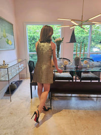 Glam - Shimmer Halter Dress