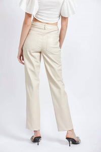 En Saison - RYLEE VEGAN LEATHER PANTS