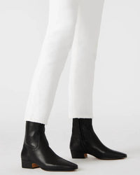 STEVE MADDEN Women's Dusty Ankle Bootie in black leather - women's shoe - view 6