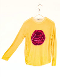 Replica Los Angeles - Women's Neon Lips Long Sleeve Tee