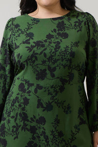 Sugarlips - Tindrie Floral Ruffle Flounce Mini Dress - Plus