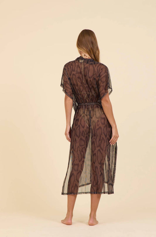 Vintage Havana - Snakeskin Mesh Coverup