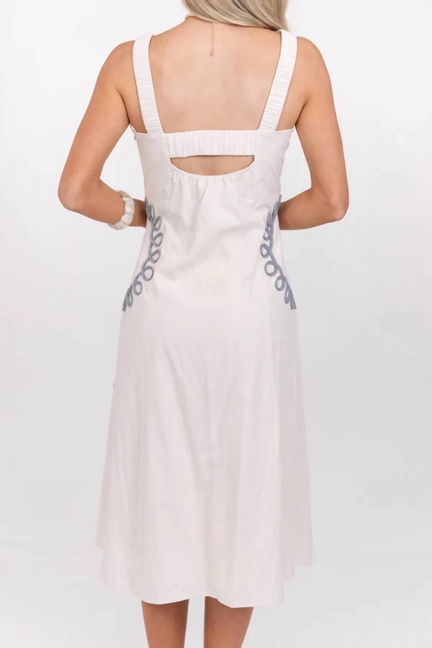 Peach Love - Palm Tree Midi Dress
