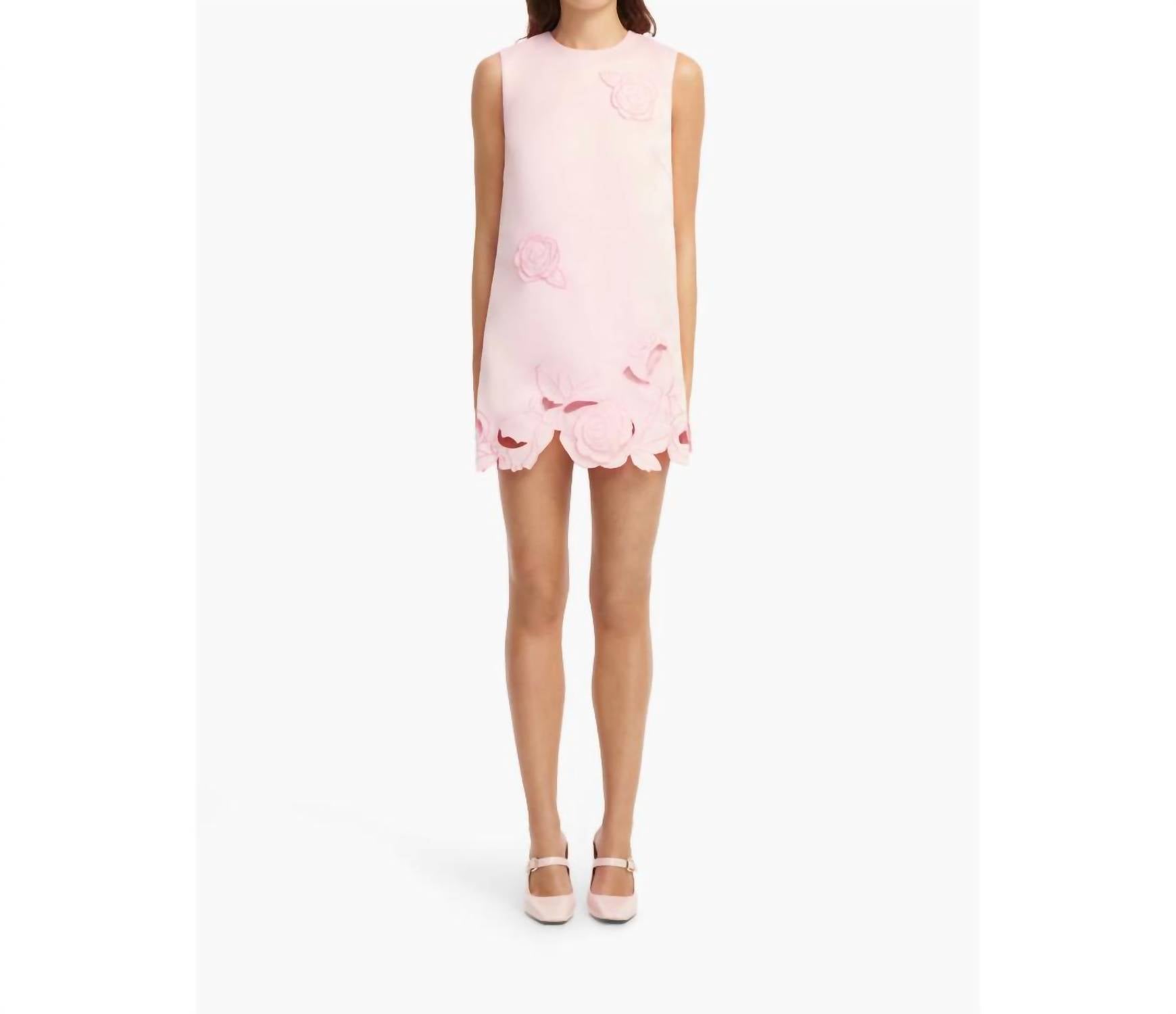 Leo Lin - Yvonne Applique Mini Dress