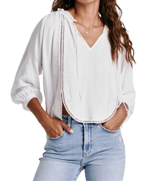 Dear John Denim - Jayla Lace Seam Blouse