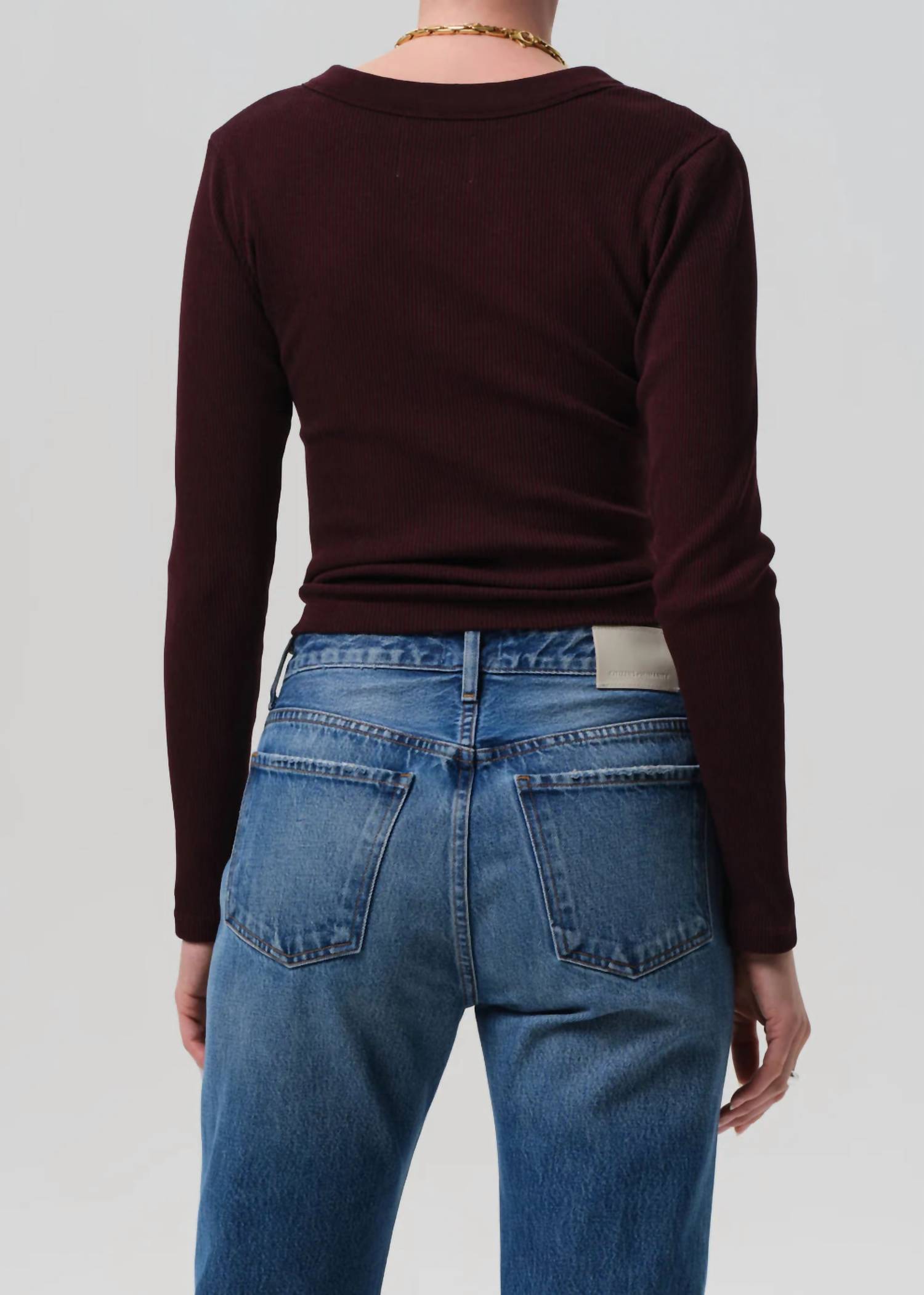 Citizens Of Humanity - Varra Henley Long Sleeve Top
