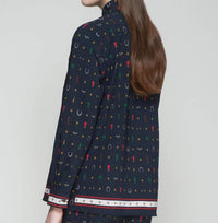 Vilagallo - Equestrian Print Top