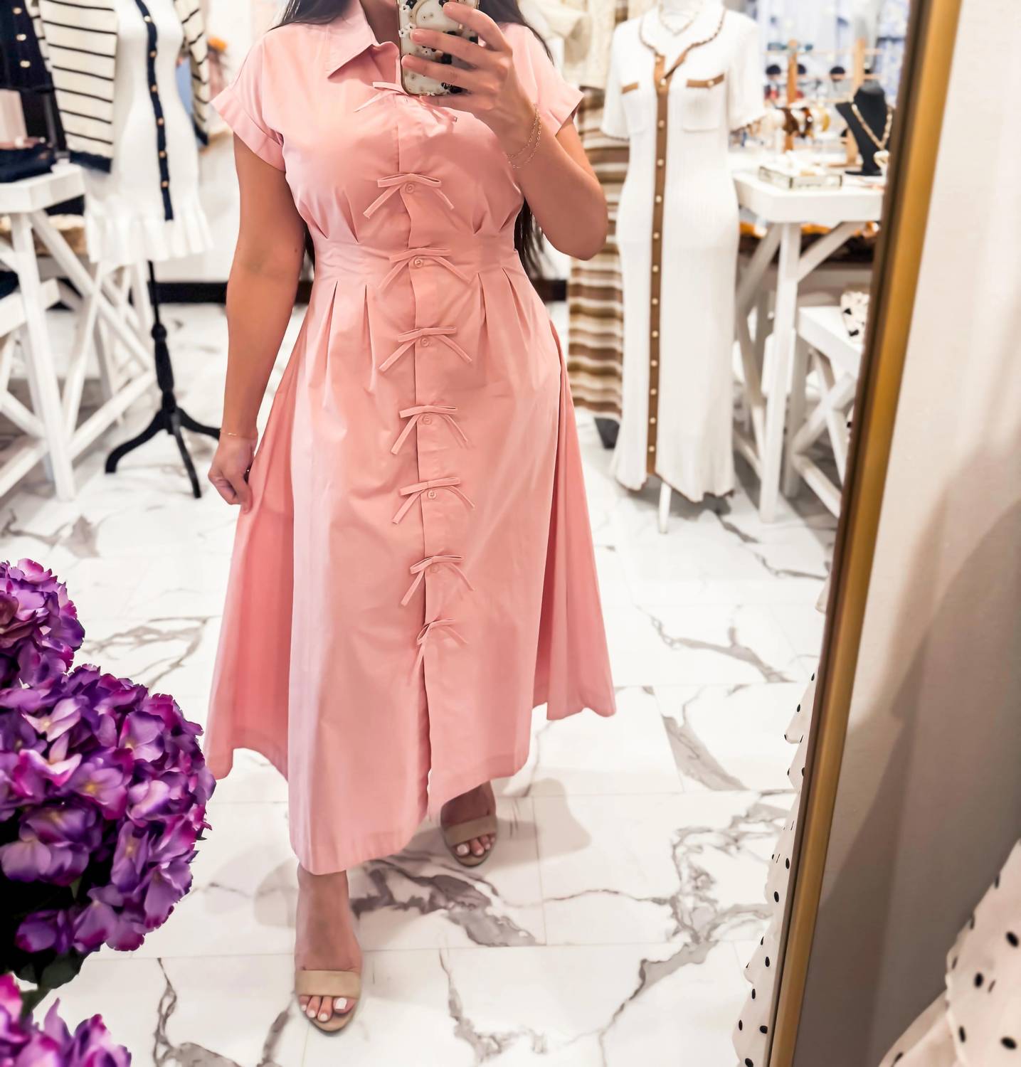 Zoe And Claire - Take A Bow Midi Dress
