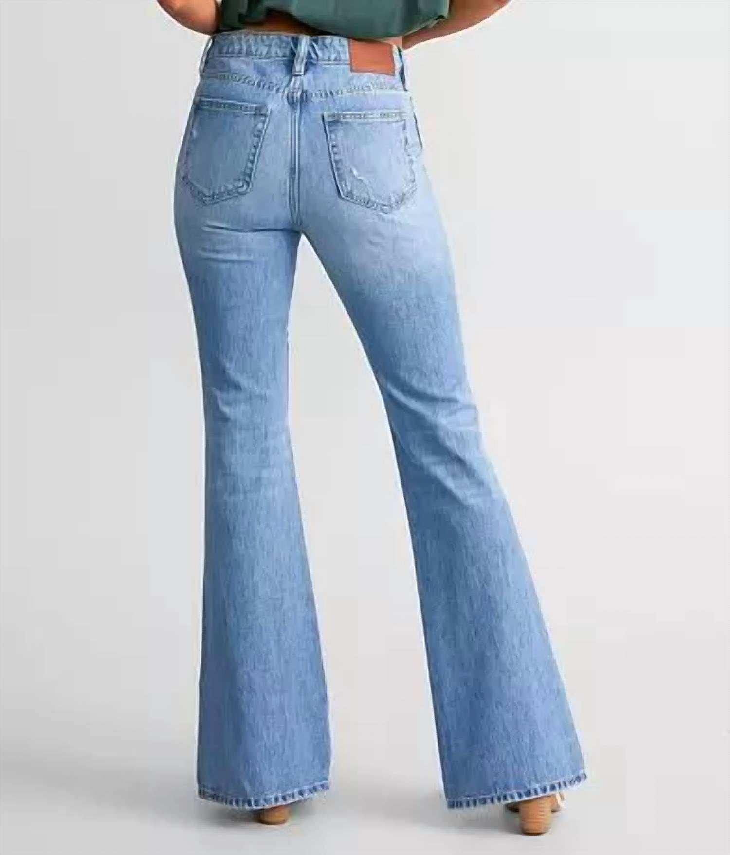 Hidden - Happi Split Flare Jeans