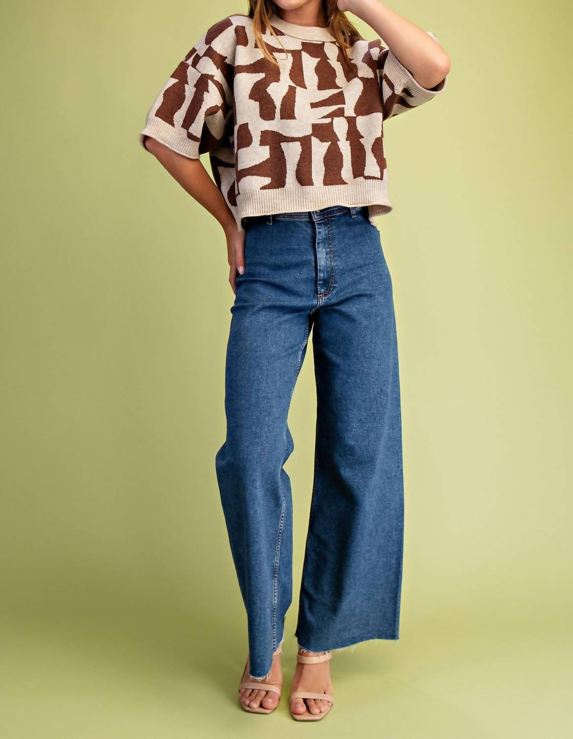 Gigio - Geometric Print Sweater
