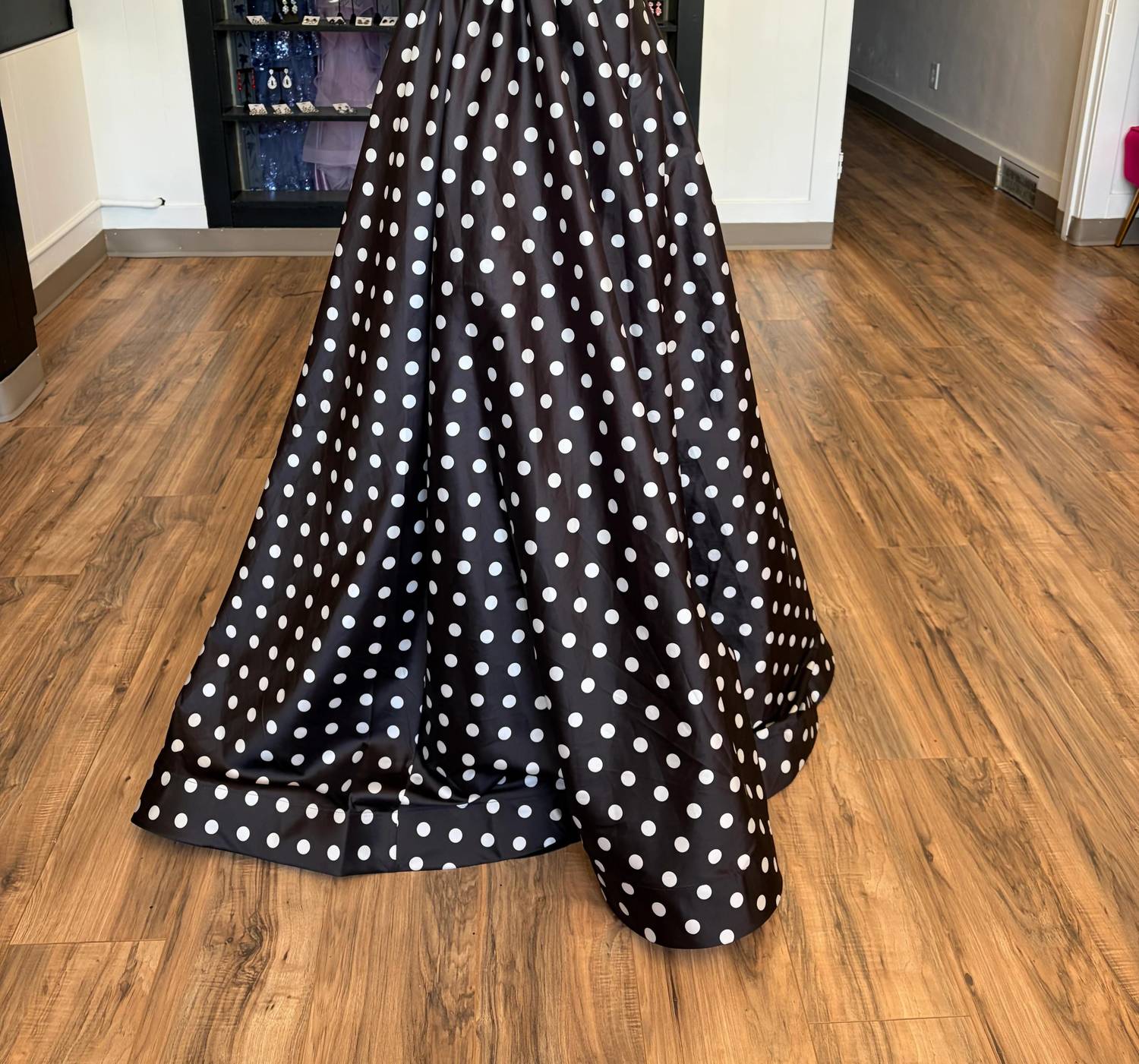 Sherri Hill - Women's Polka Dot Halter Dress