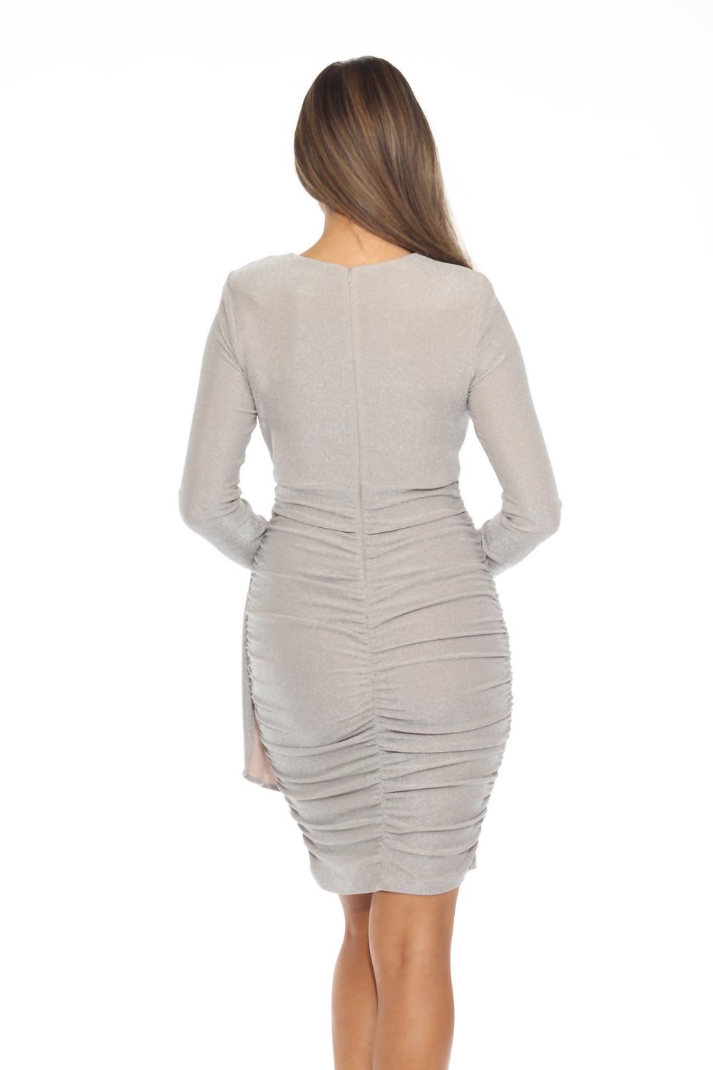 Joseph Ribkoff - Women's Draped Shirred Sheath Dress