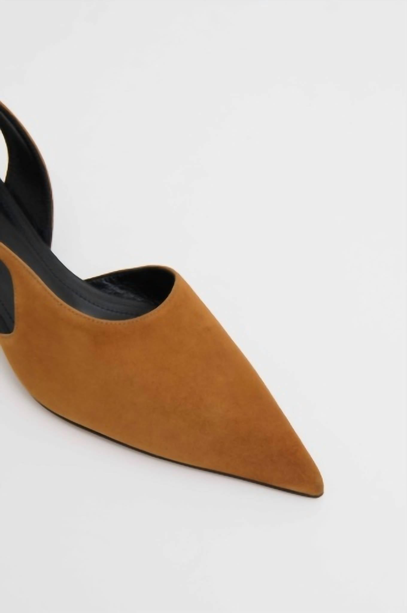 Mansur Gavriel Women's Anna Slingback Heel in saddle - women's heels - view 4