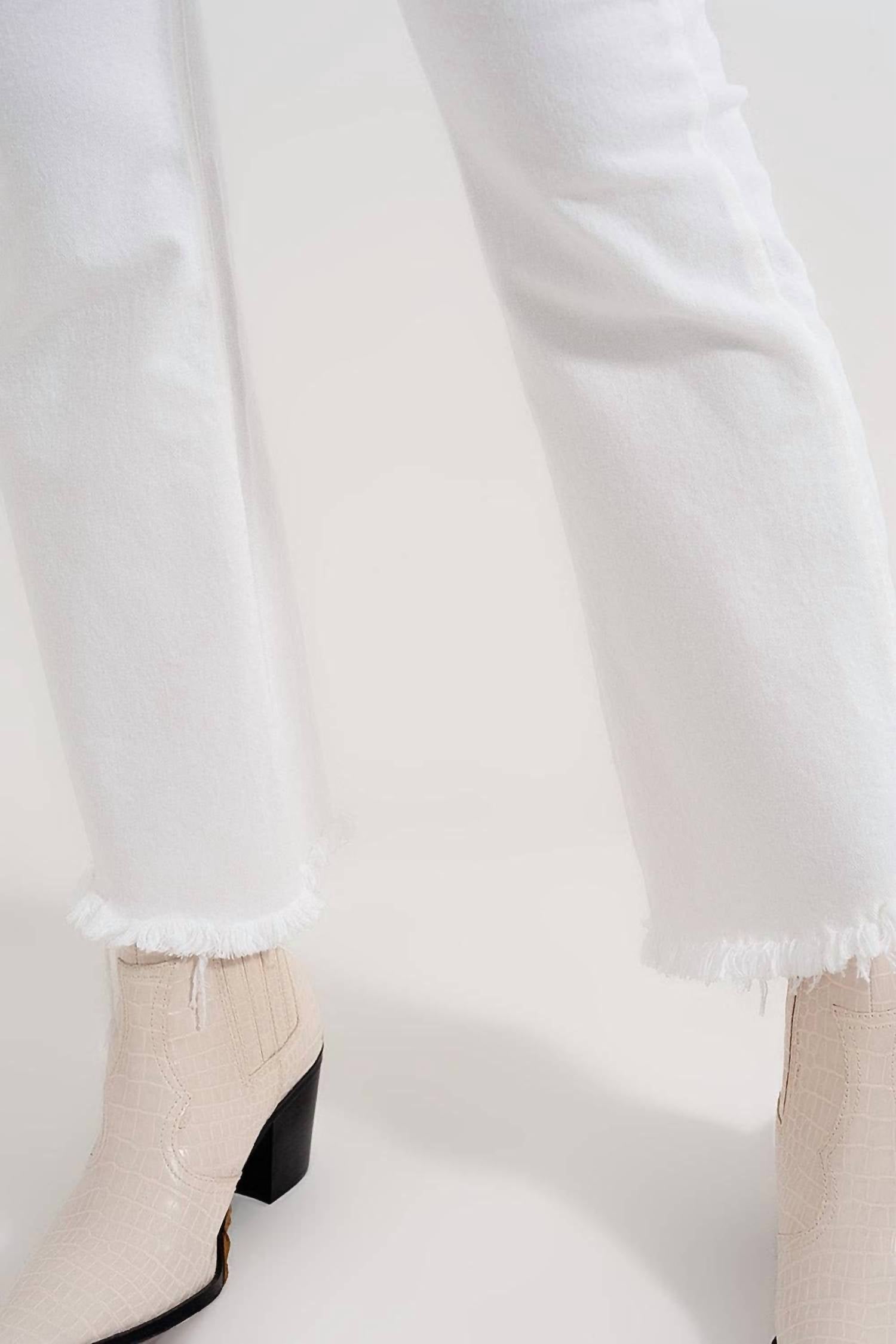 Q2 - Cameron Cropped Flare Jean With Raw Hem