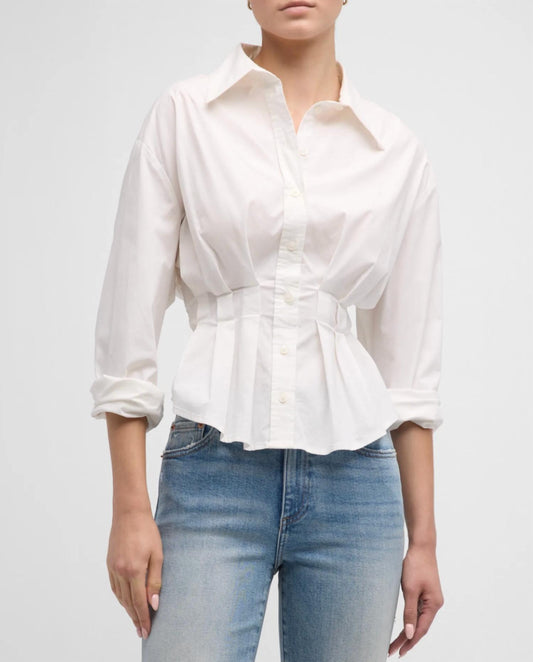 Pistola - Julie Cotton Pleated Shirt