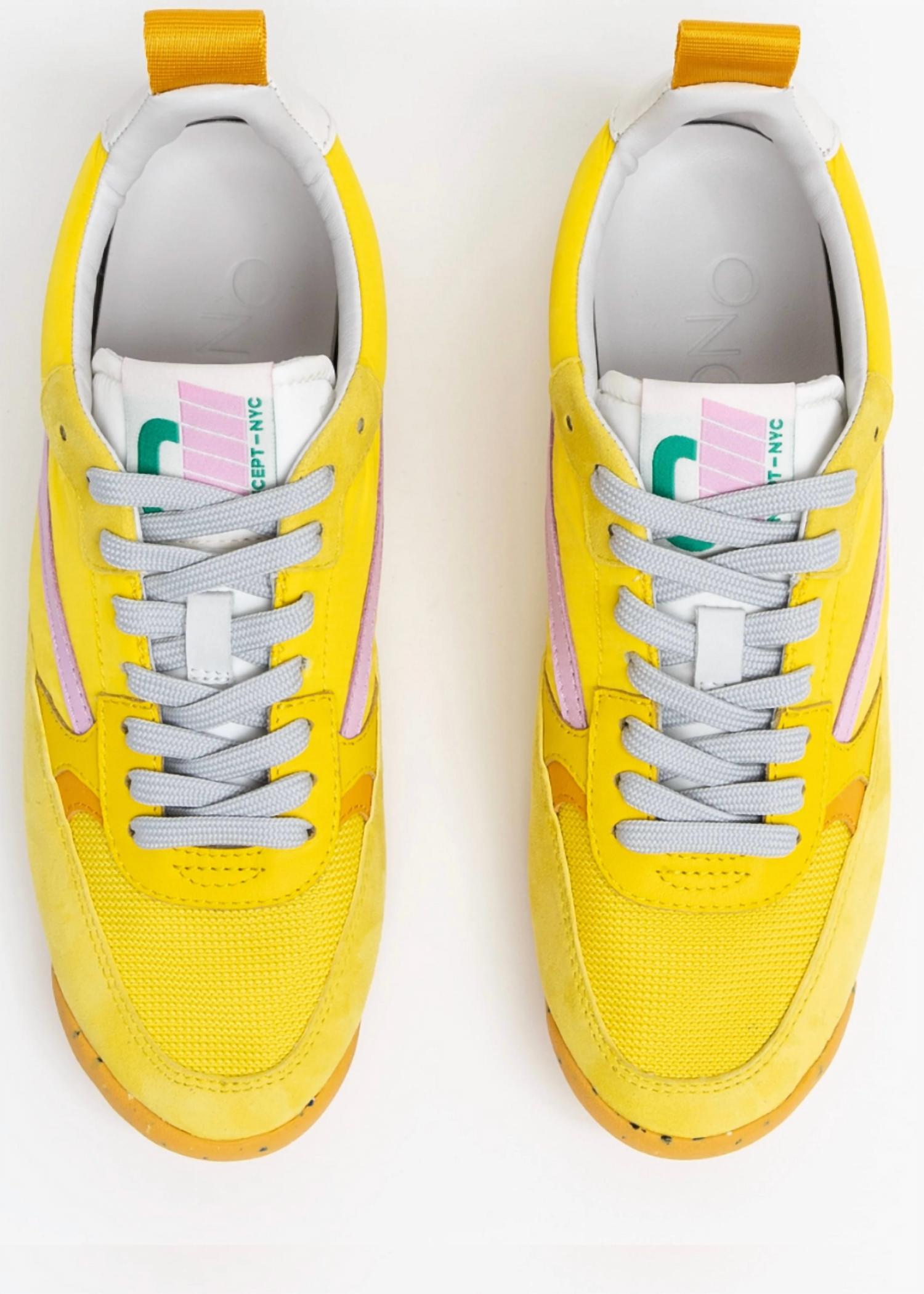 Oncept Women's Montreal Sneaker in yellow blaze - women's sneaker - view 6
