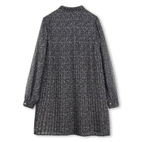 Michael Kors - Kid's Long Sleeve Pleated Dress