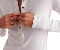 Free People - Jamie Rib Long Sleeve Henley Top