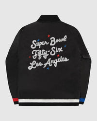 Starter - Women's Super Bowl LVI Varsity Satin Full-Snap Jacket