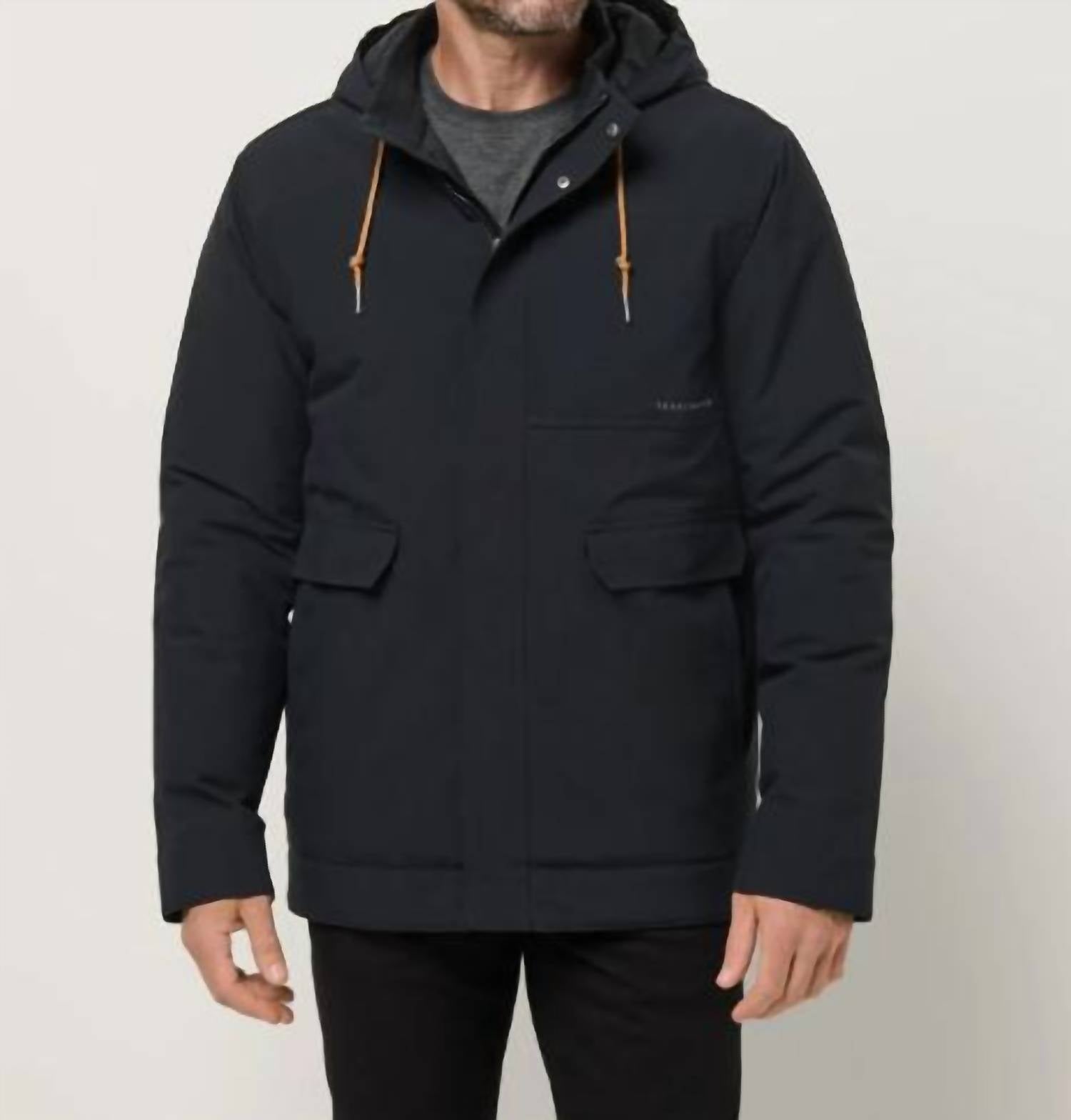 TravisMathew Mountain Pass Jacket in black - men's jacket