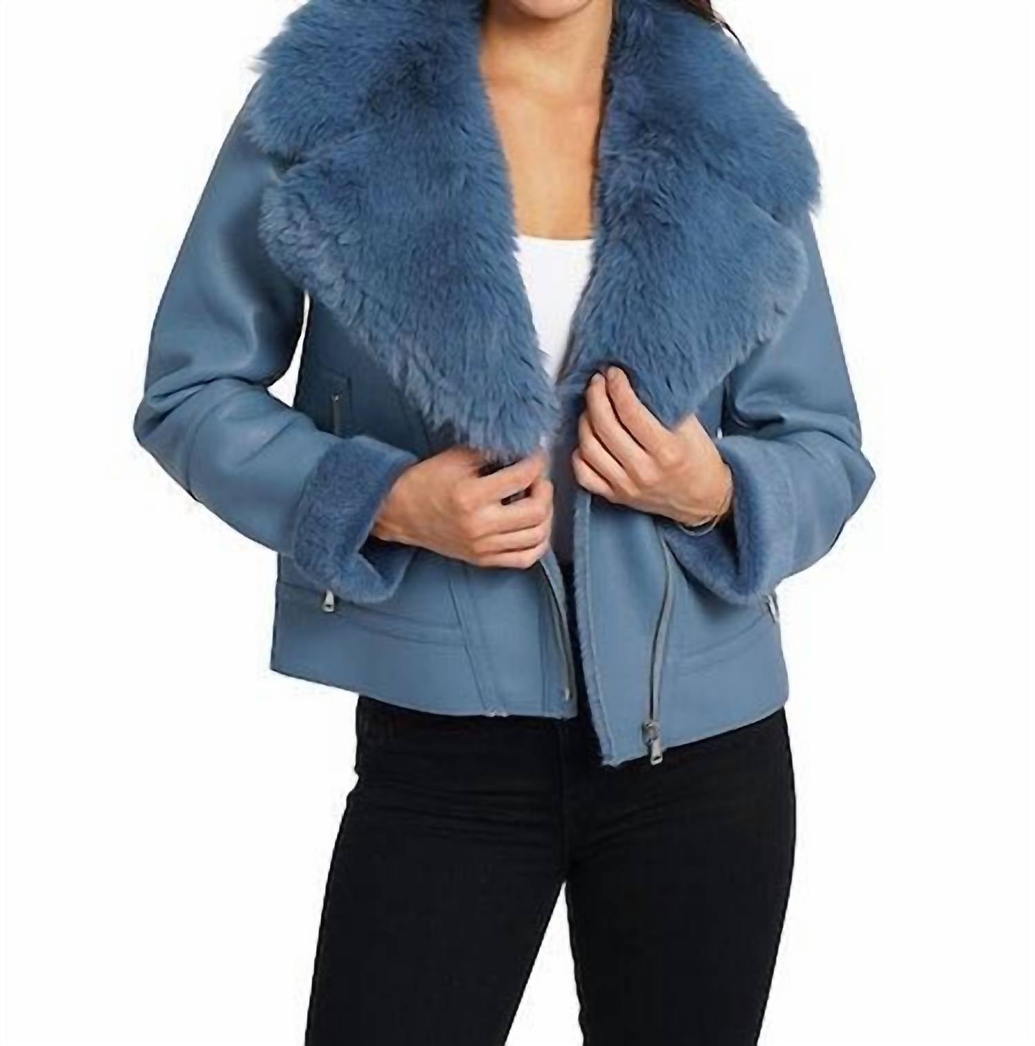 Alana Faux Leather Jacket
