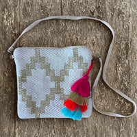 Camel Threads - Diamond Crossbody Tote