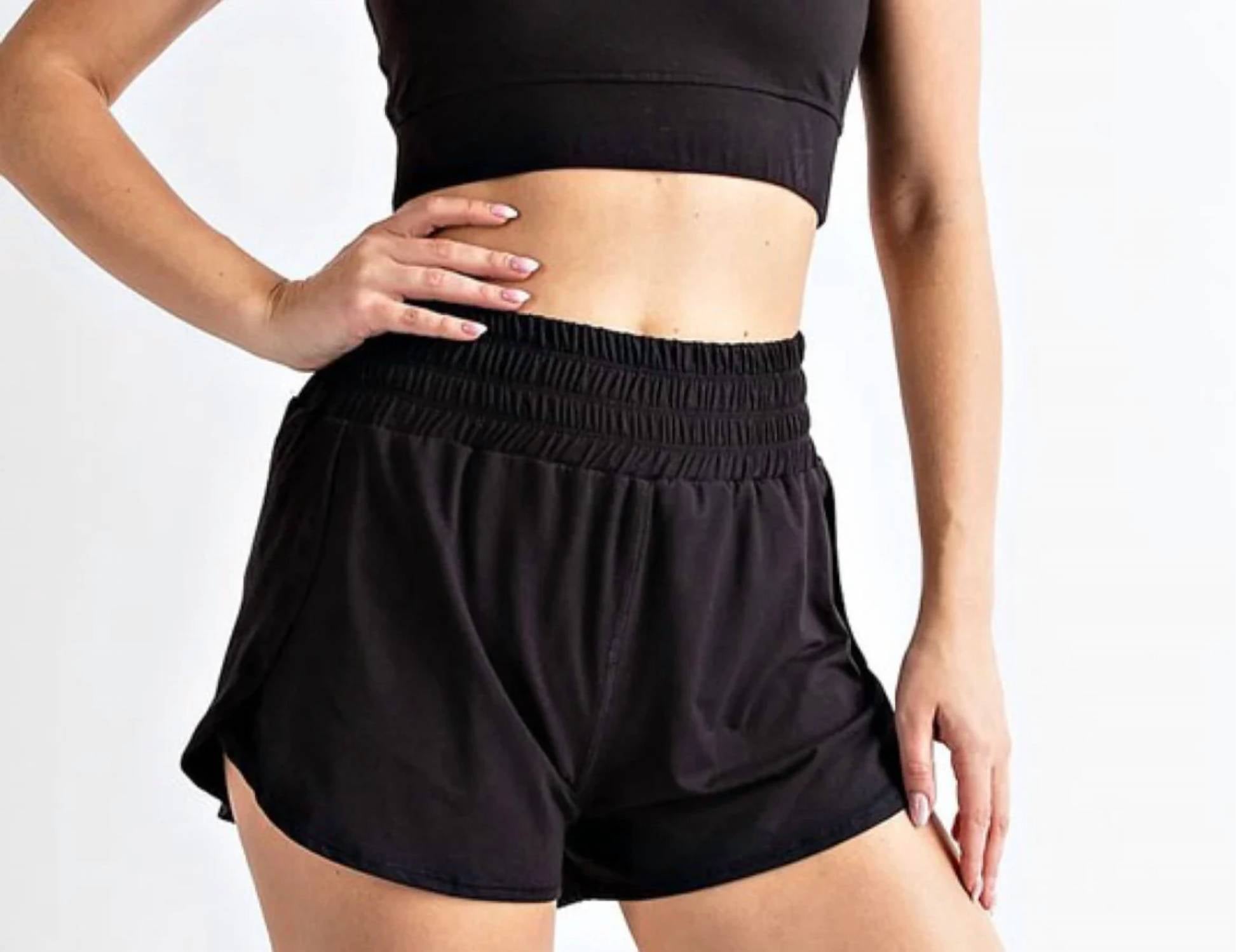 Rae Mode - Smocked Running Shorts