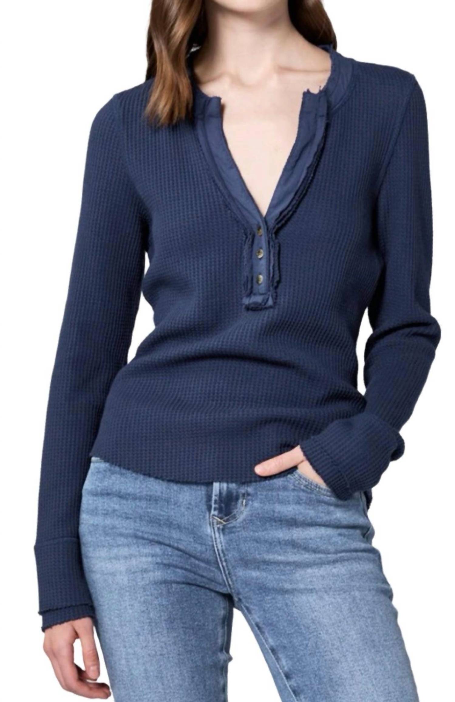 Dear John Denim - Luna Long Sleeve Fitted Top