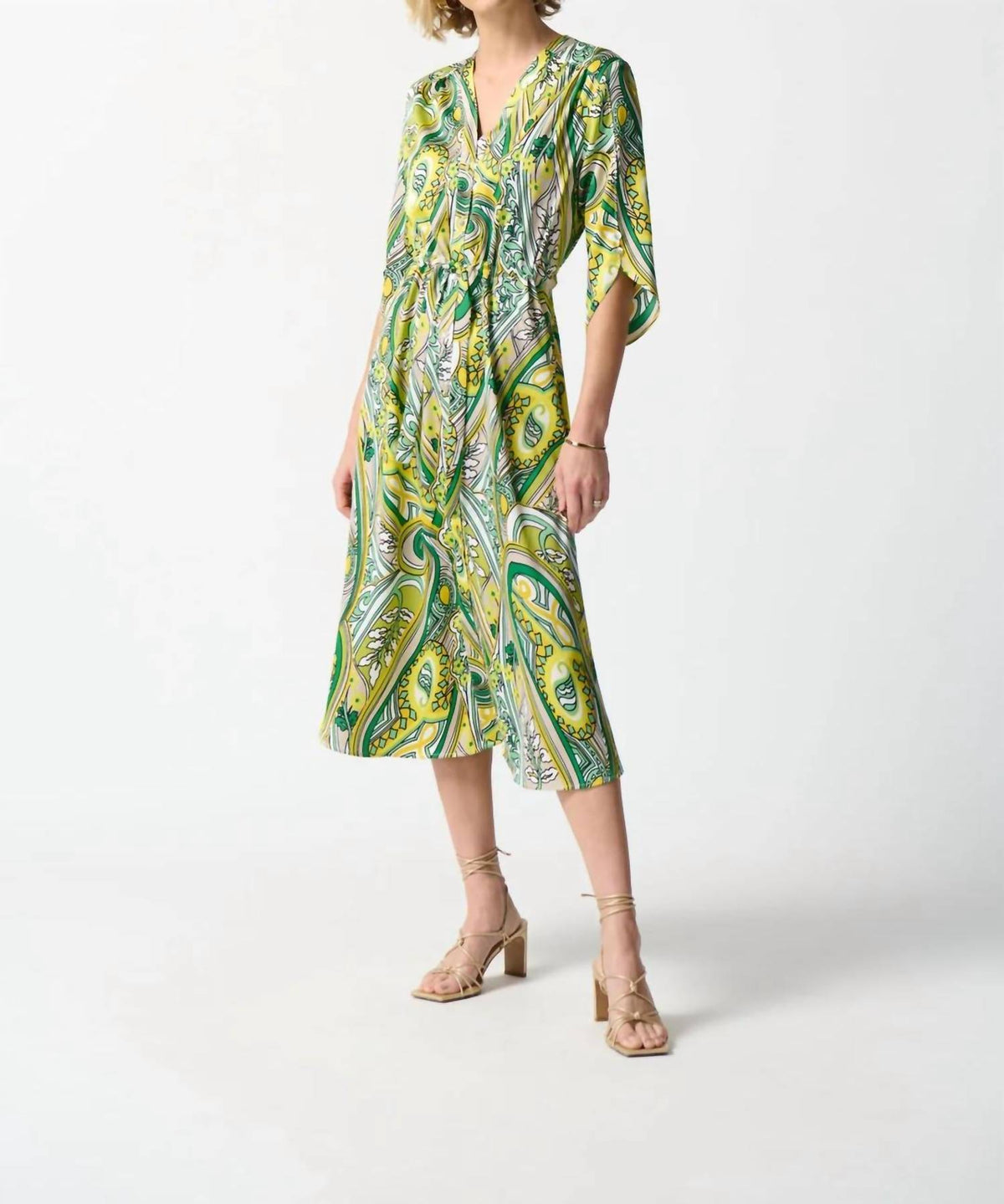 Joseph Ribkoff - Paisley Print Shirt Dress