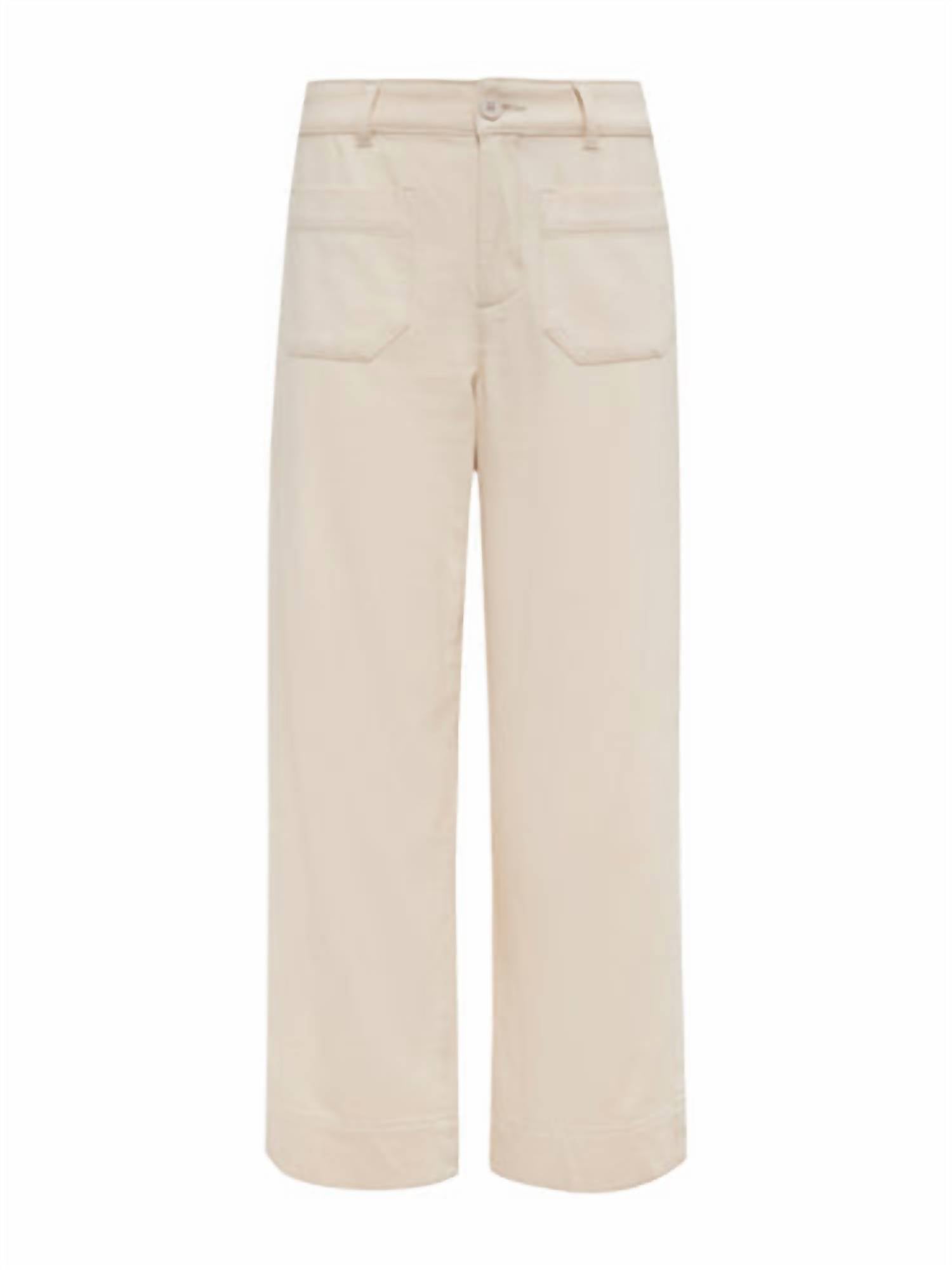 Sanctuary - Soft Marine Wide Leg Standard Rise Crop Pants