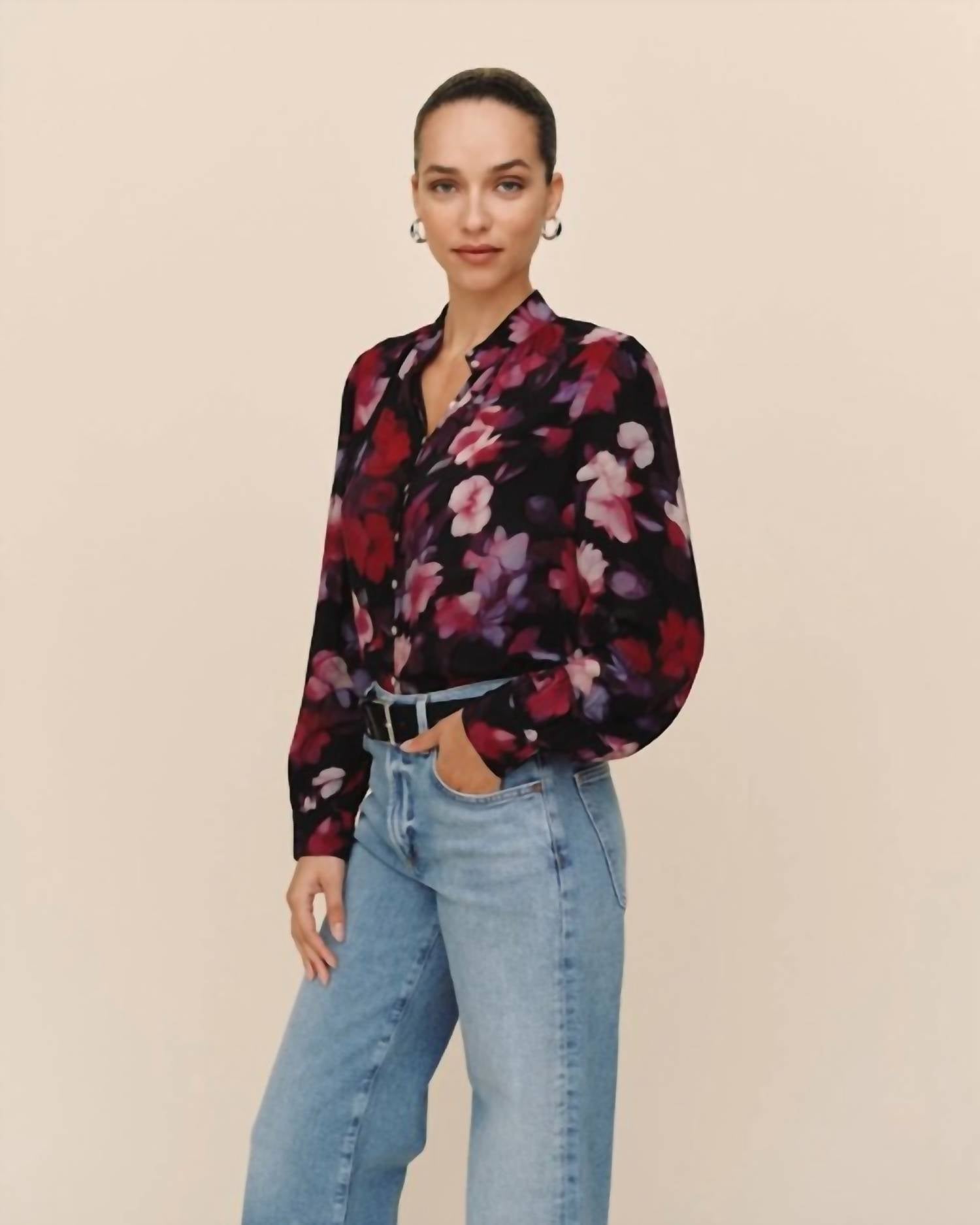 Bella Dahl - Shirred Button Up Blouse