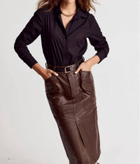 THE SHIRT Boyfriend Shirt in black - women's shirt