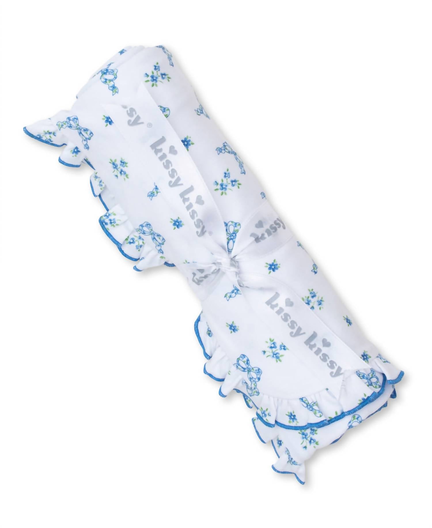 Kissy Kissy - Blooming Bows Baby Blanket