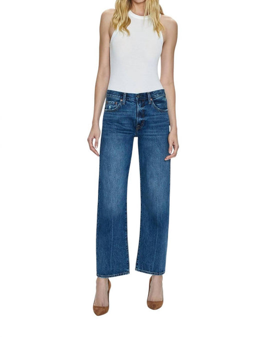 Pistola - Lexi Mid Rise Bowed Straight Jeans