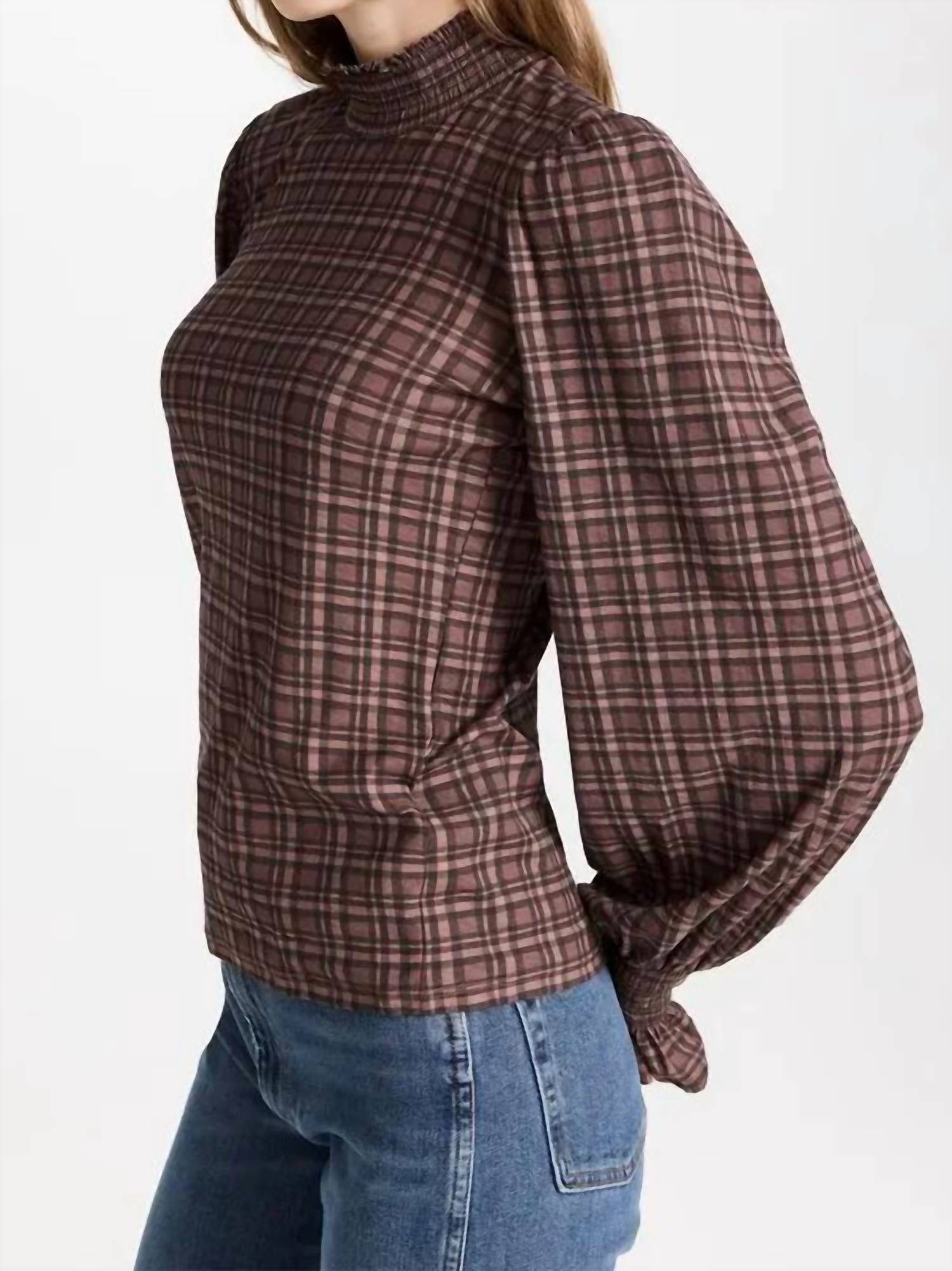 Nation Ltd - Prim and Proper Plaid Top