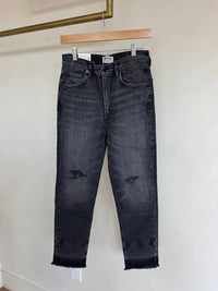 Agolde - Women's Super Hi Rise Slim Straight Leg Crop Jeans