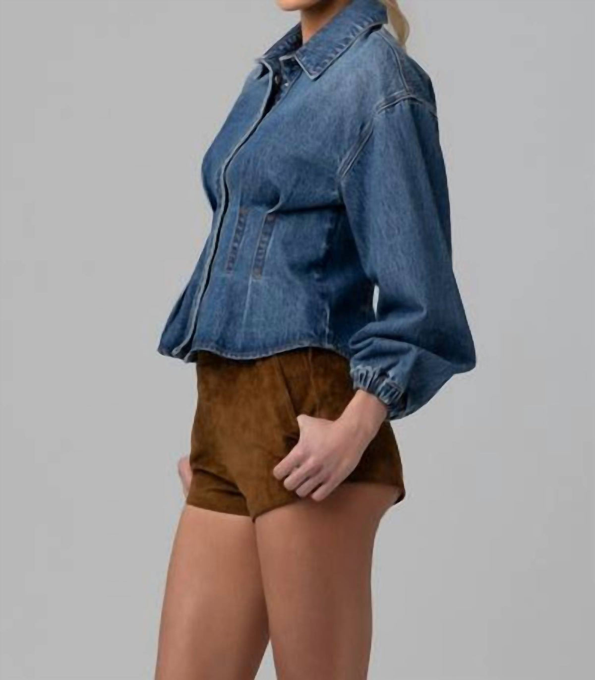 Blanknyc - Addy Peplum Shirt