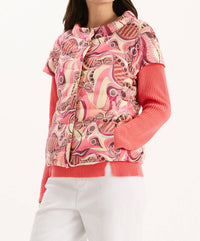 Tyler Boe - Shelly Tucci Print Cap Sleeve Vestie