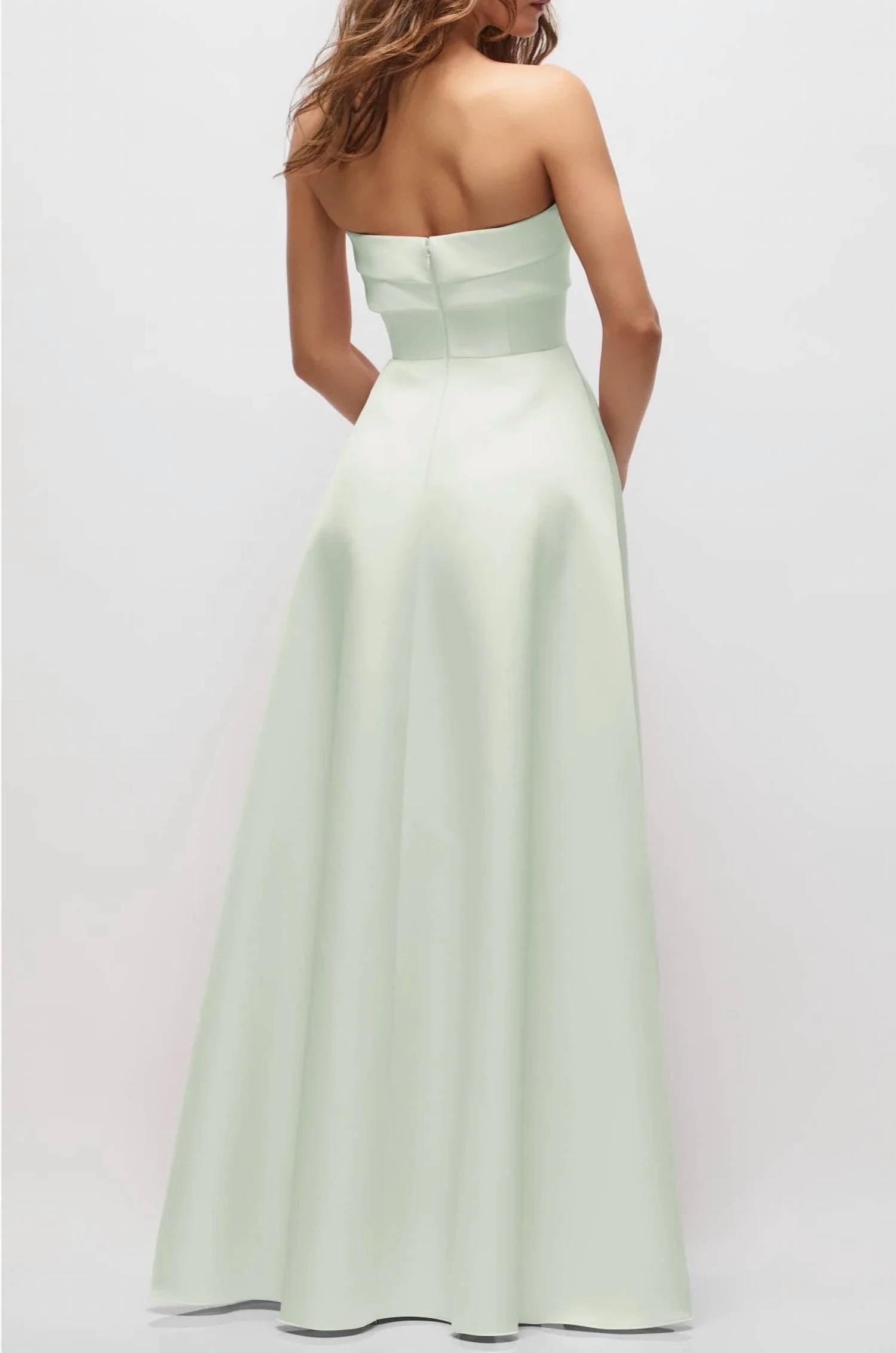 Alfred Sung - Antoinette Strapless Mikado Gown