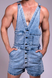 Tigerxhorse - Men's Mini Overalls