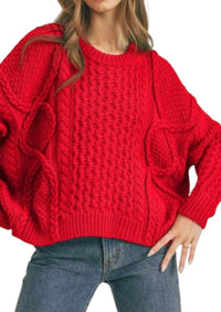 &Merci - Christy Ribbed Crew Sweater