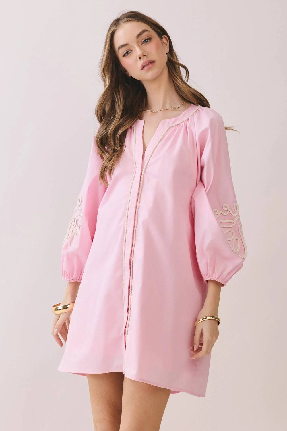 Tcec - Rosé Garden Dress