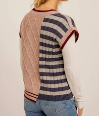 Hem & Thread - V-neck Sweater Vest