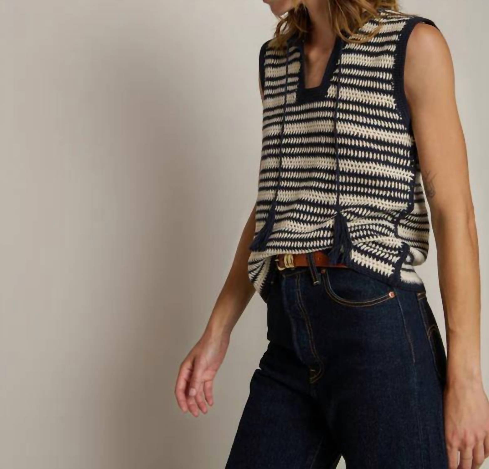 Nation Ltd - Priscilla Crochet Tank